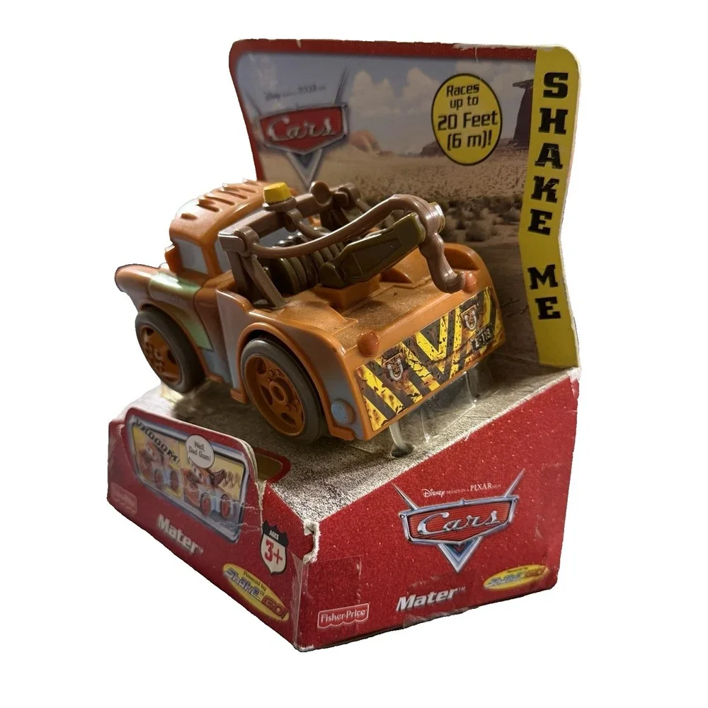 Disney Pixar Cars - SHAKE N GO - MATER - Fisher Price‎ 2006 NIB